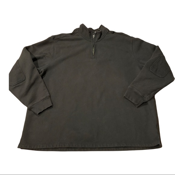 Eddie Bauer 1/4 Zip Pullover Elbow Patches 3XL